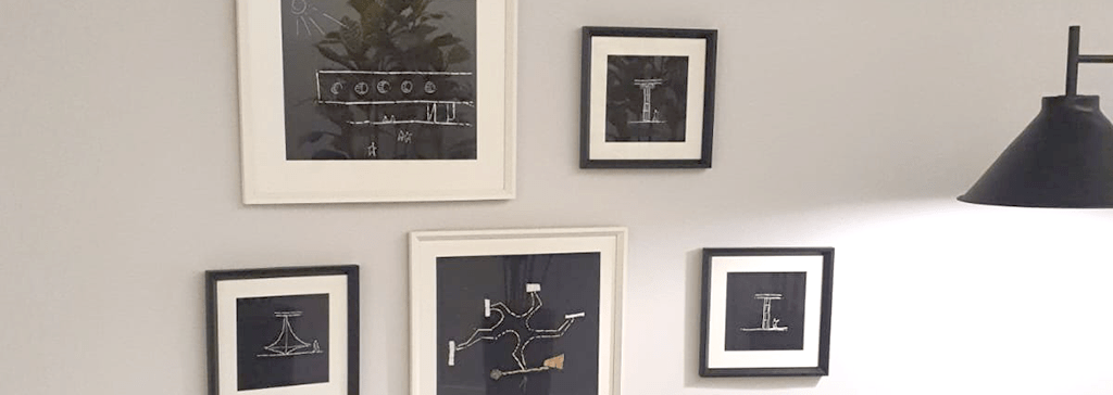 Quadro de arte contemporânea