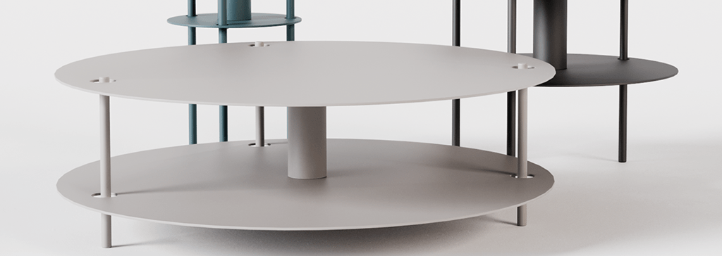 Conjunto de Mesas de Apoio Bocce